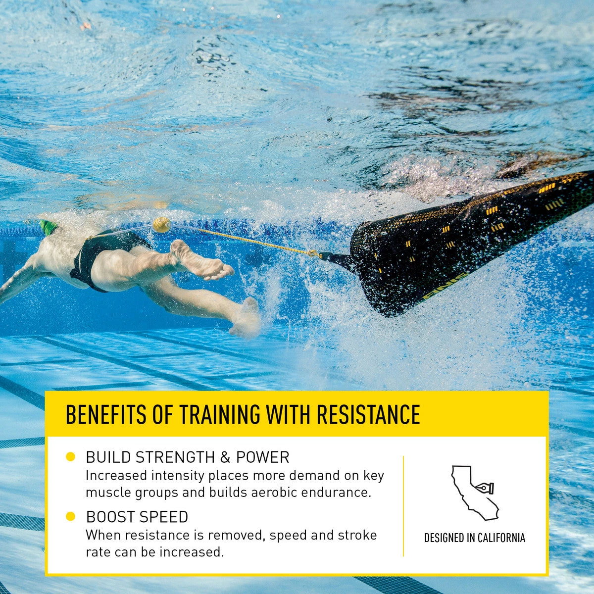 FINIS® Drag+Fly™ | Adjustable Swim Chute