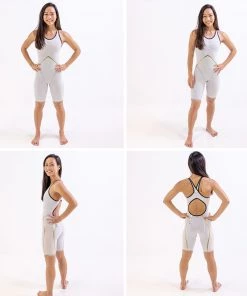 FINIS® Rival Open Back Kneeskin | Elite Technical Racing Suit (Olivia Smoliga-White) Swim Fast⚡