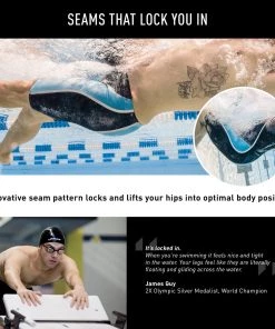 FINIS® Rival Open Back Kneeskin | Elite Technical Racing Suit (Olivia Smoliga-White) Swim Fast⚡