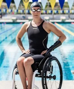 FINIS® Rival 2.0 Open Back Kneeskin | Elite Technical Racing Suit (Black)