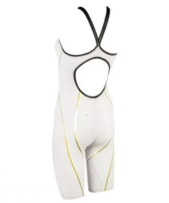 FINIS® Rival 2.0 Open Back Kneeskin | Elite Technical Racing Suit (Olivia Smoliga-White) Swim Fast⚡