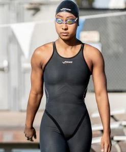 FINIS® Rival 2.0 Closed Back Kneeskin | Elite Technical Racing Suit (Black)