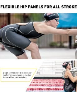 FINIS® Swim Fast⚡ Rival 2.0 Open Back Kneeskin | Elite Technical Racing Suit (James Guy-Blue)