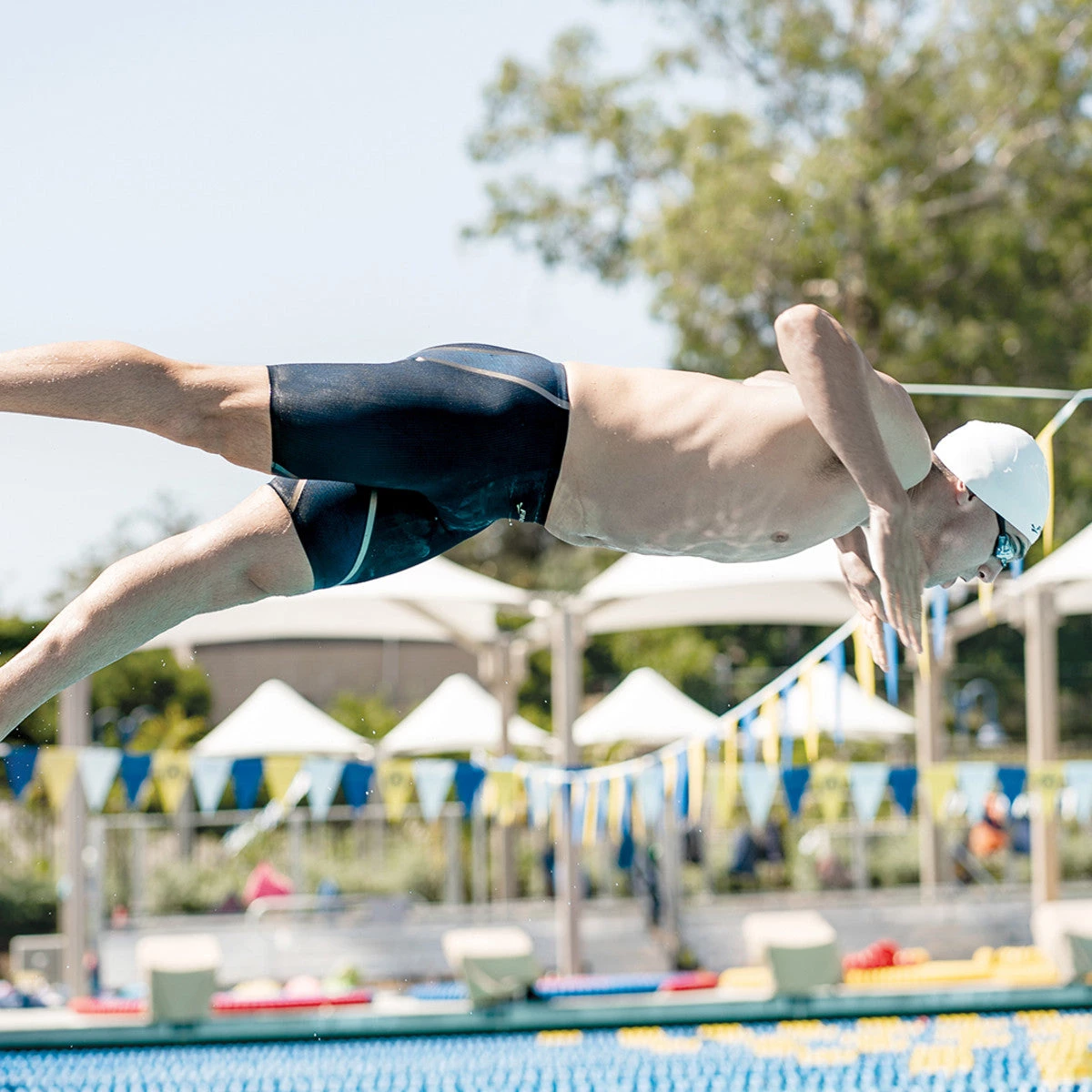 FINIS® Swim Fast⚡ Rival 2.0 Jammer | Elite Technical Racing Suit (James Guy-Blue)