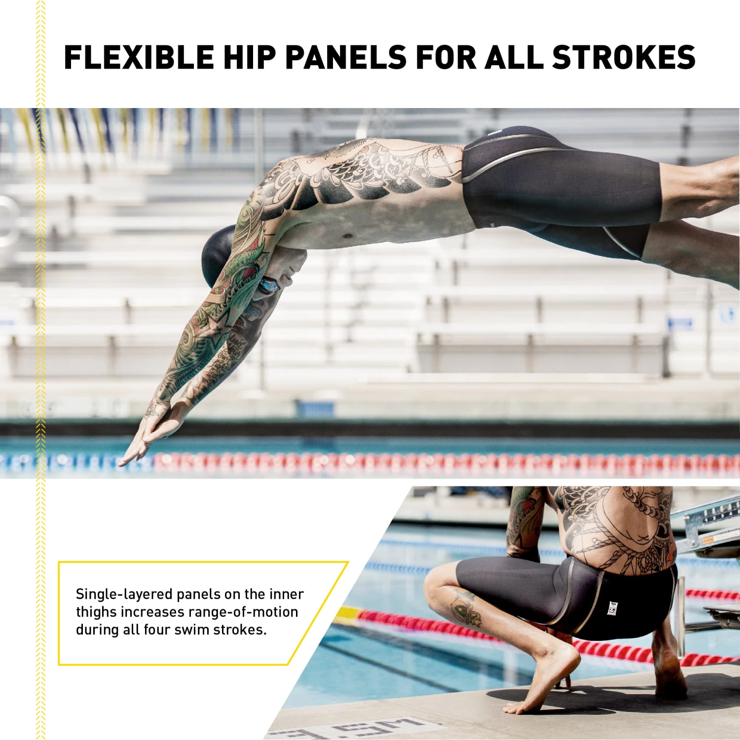 FINIS® Swim Fast⚡ Rival 2.0 Jammer | Elite Technical Racing Suit (James Guy-Blue)