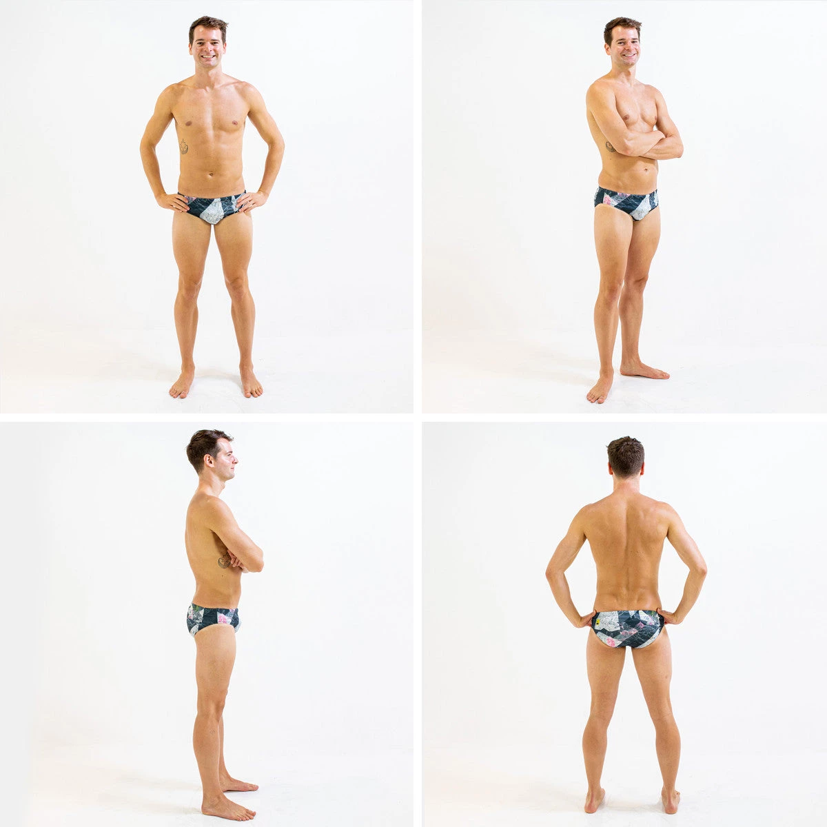 FINIS® Rotto Granite Brief | Durable Training And Competition Swimwear Men Swimwear