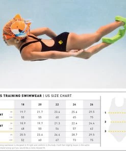 FINIS® YOUTH BLACK BLADEBACK | DURABLE TRAINING AND COMPETITION SWIMWEAR