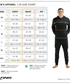 FINIS® Apparel Tech Jacket Mens | Full-Zip Hoodie (Black)