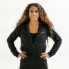 FINIS® Apparel Tech Jacket Womens | Full-Zip Hoodie (Black)