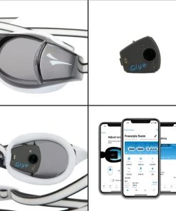 FINIS® Electronics Smart Goggle Start Kit | Smart Goggle With Digital In-Goggle Display And Fitness Tracking