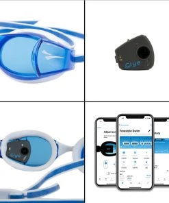 FINIS® Electronics Smart Goggle Start Kit | Smart Goggle With Digital In-Goggle Display And Fitness Tracking