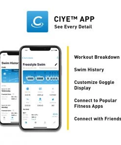 FINIS® Electronics Smart Goggle Start Kit | Smart Goggle With Digital In-Goggle Display And Fitness Tracking