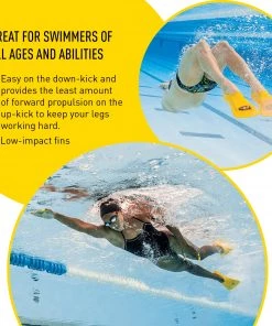 FINIS® Zoomers® Gold | Short Blade Training Fins