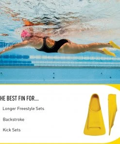 FINIS® Zoomers® Gold | Short Blade Training Fins