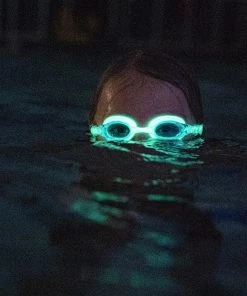 FINIS® FlowGlow Goggles | Glow-in-the-Dark Kids' Goggles Goggles & Caps