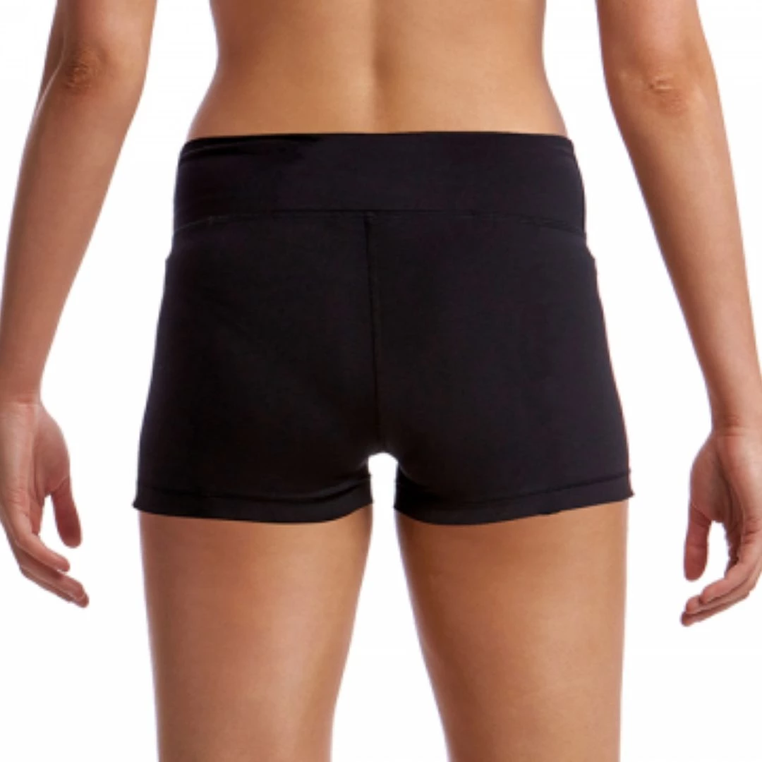 Funkita Women Swimwear STILL BLACK | LADIES SWIM BOY LEG BRIEF