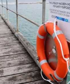 Swimshop2u.com Rescue Equipment Safety Life Buoy Ring | Marine Safety Plastic Life Buoy