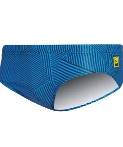 FINIS® Men Swimwear Maze Blue Brief | Durable Training And Competition Swimwear