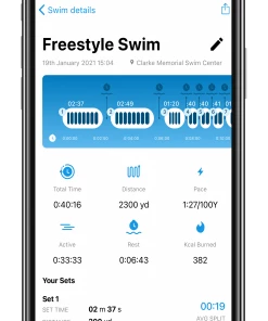 FINIS® Electronics Smart Goggle Start Kit | Smart Goggle With Digital In-Goggle Display And Fitness Tracking