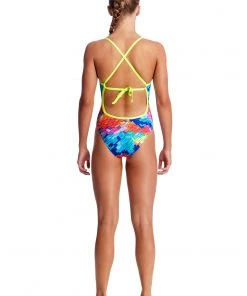 FUNKITA LAYER CAKE | GIRLS TIE ME TIGHT ONE PIECE