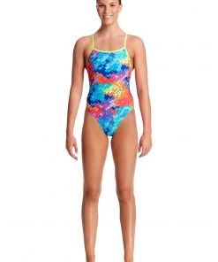 FUNKITA Women Swimwear LAYER CAKE | LADIES TIE ME TIGHT ONE PIECE