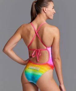 Funkita Ocean Ink | Ladies Tie Me Tight One Piece Women Swimwear