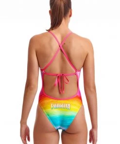 Funkita Ocean Ink | Ladies Tie Me Tight One Piece Women Swimwear