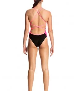 Funkita Women Swimwear PINK SHADOW | LADIES COLOUR BLOCK ONE PIECE