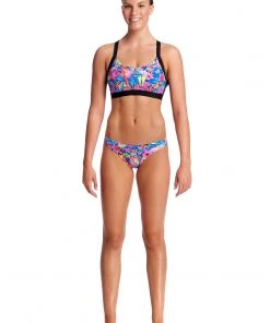 Funkita CLUB TROPO | LADIES HOLD STEADY CROP TOP