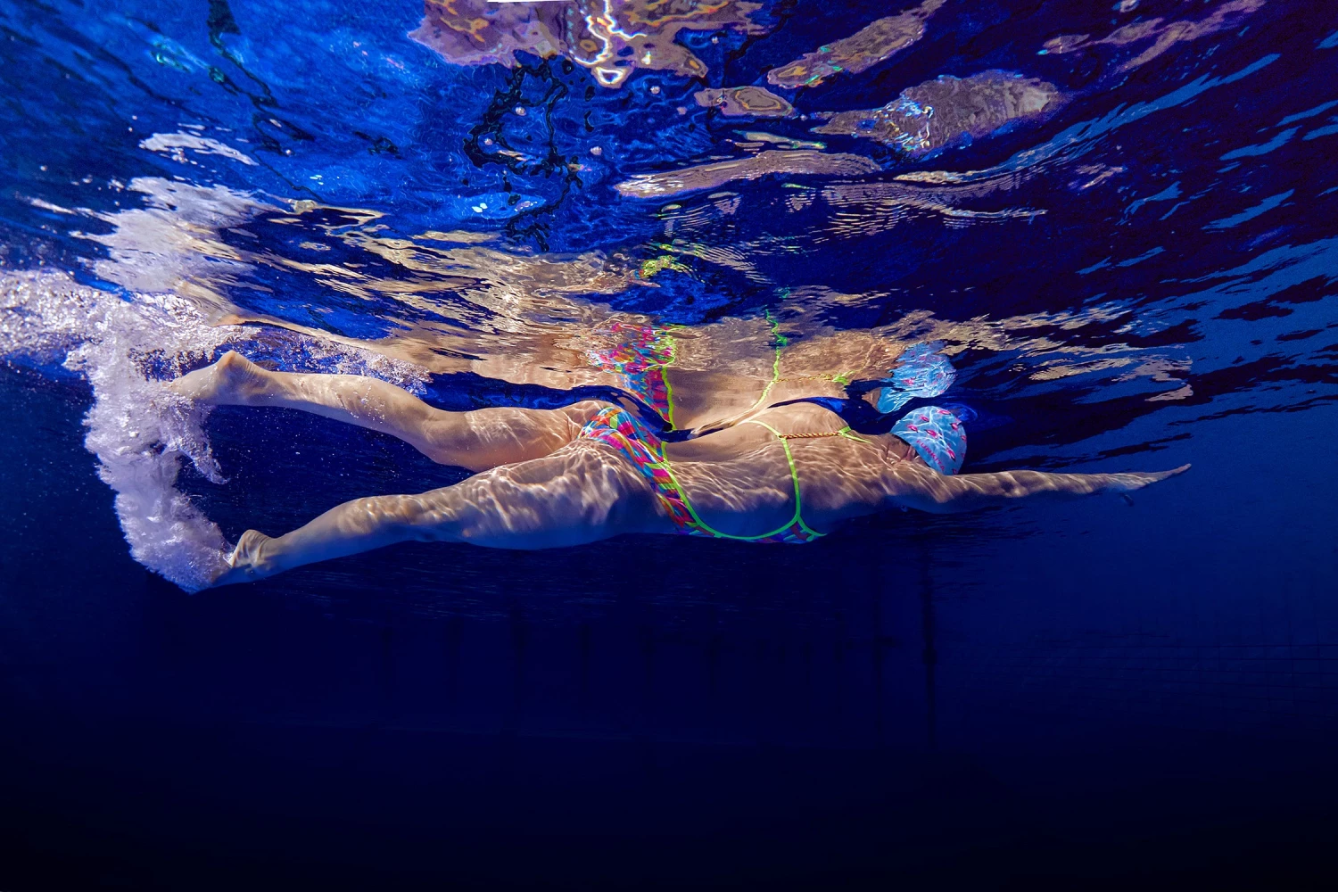 Funkita Women Swimwear PANEL POP | LADIES TWISTED ONE PIECE