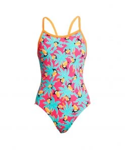 Funkita Girls Swimwear TOUCAN TANGO | GIRLS ECO SINGLE STRAP ONE PIECE