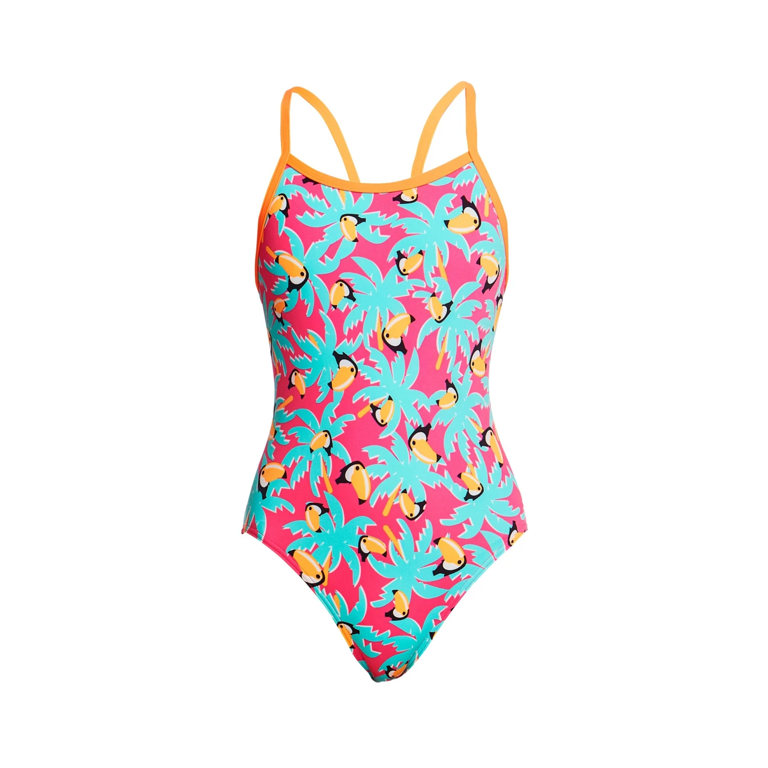 Funkita Girls Swimwear TOUCAN TANGO | GIRLS ECO SINGLE STRAP ONE PIECE