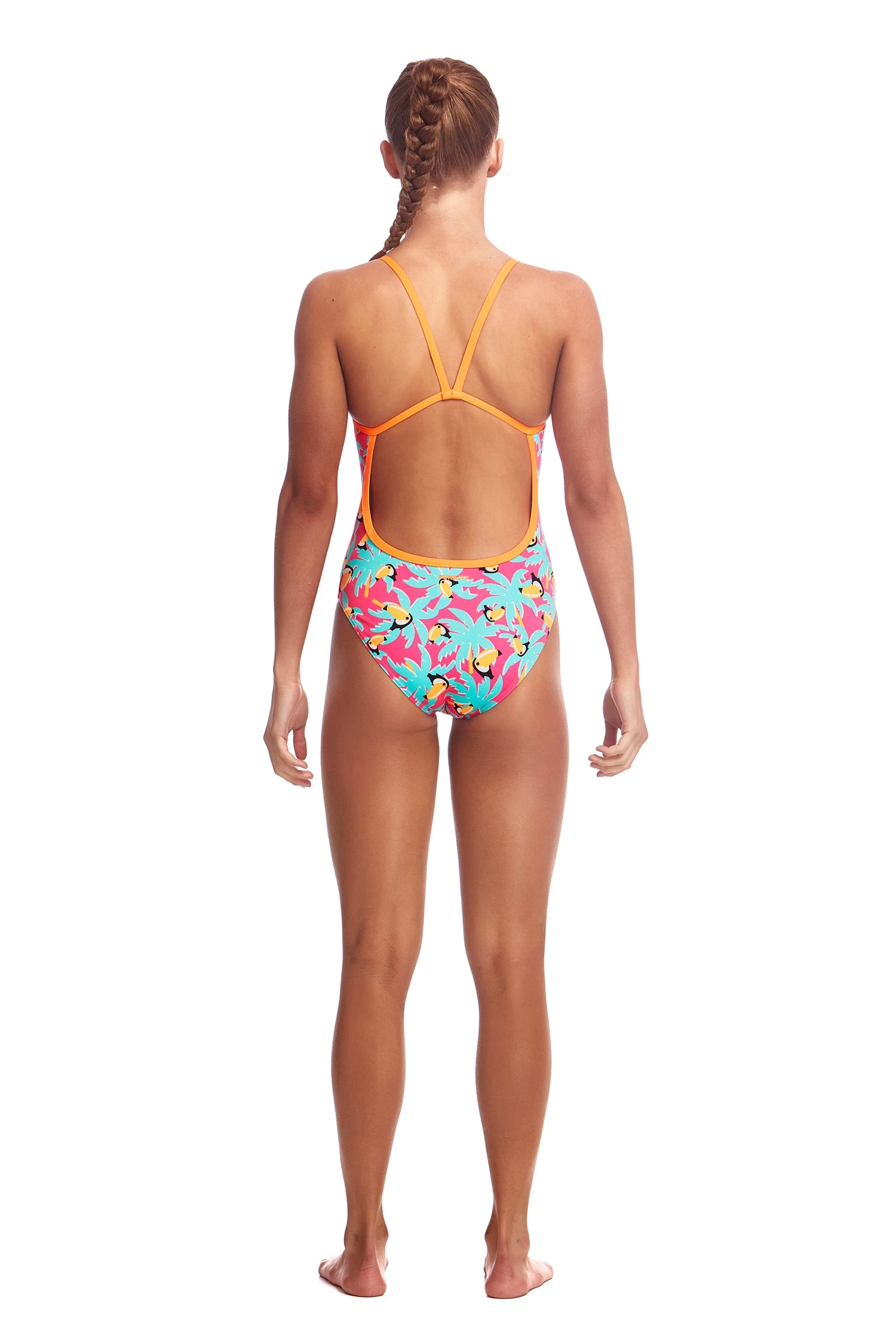 Funkita Girls Swimwear TOUCAN TANGO | GIRLS ECO SINGLE STRAP ONE PIECE