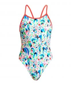 Funkita Girls Swimwear Winter Woolies | Girls Single Strap One Piece