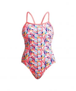 Funkita Women Swimwear PINK PANDA | LADIES ECO SINGLE STRAP ONE PIECE