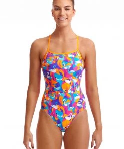 Funkita Swim Swan | Ladies Single Strap One Piece Women Swimwear