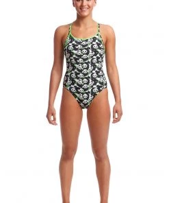Funkita Women Swimwear PANDADDY | LADIES ECO DIAMOND BACK ONE PIECE