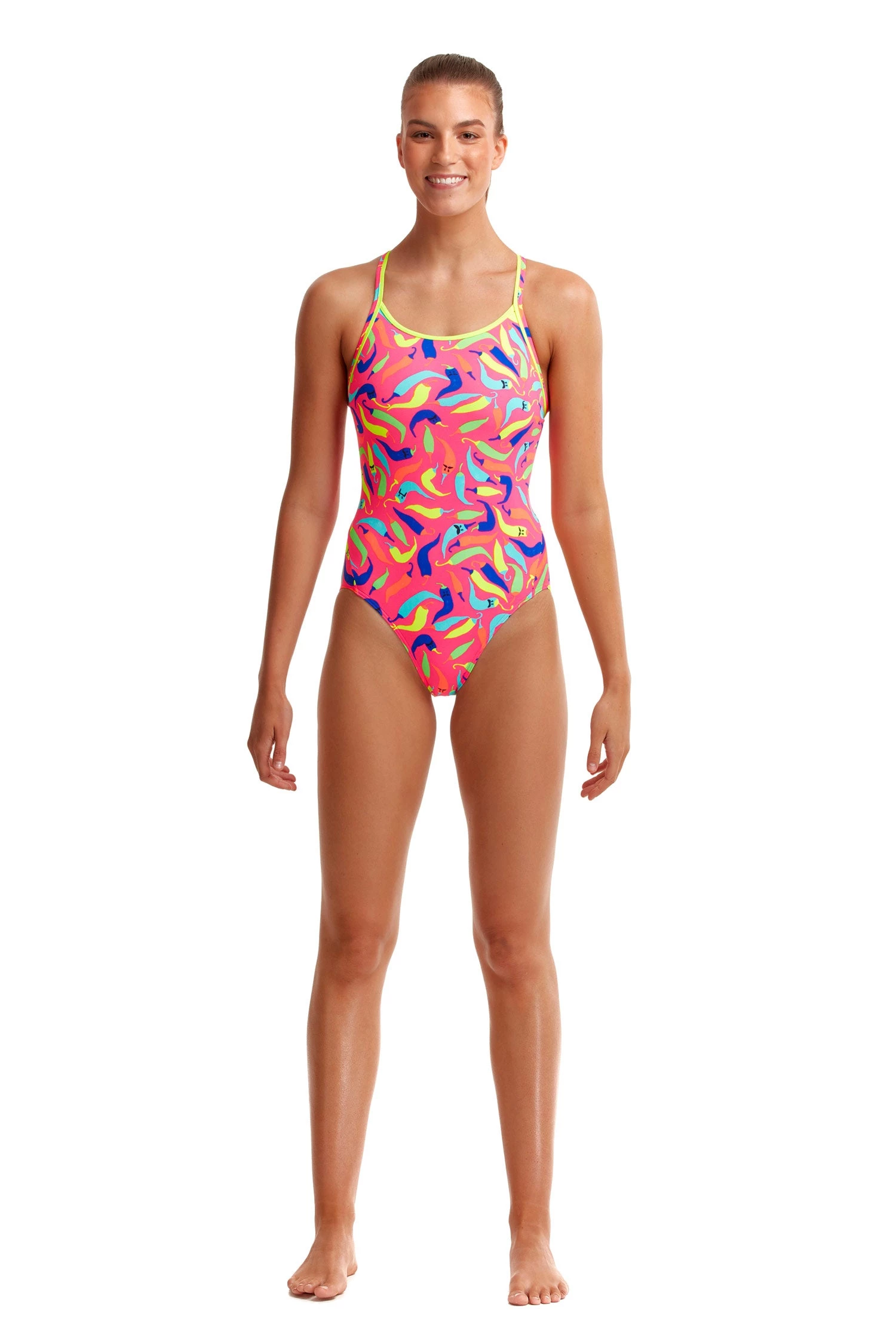 Funkita Women Swimwear So Hot | Ladies Eco Diamond Back One Piece