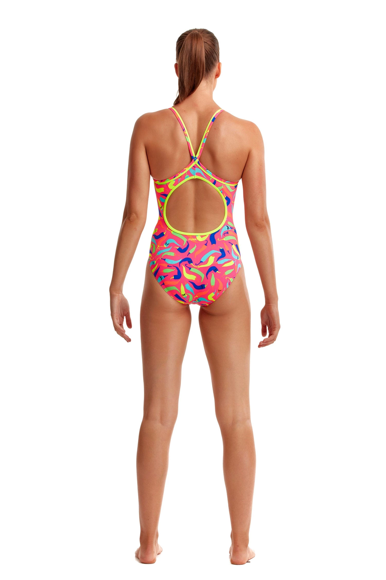 Funkita Women Swimwear So Hot | Ladies Eco Diamond Back One Piece