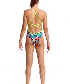 Funkita Women Swimwear Palm Off | Ladies Eco Strapped In One Piece