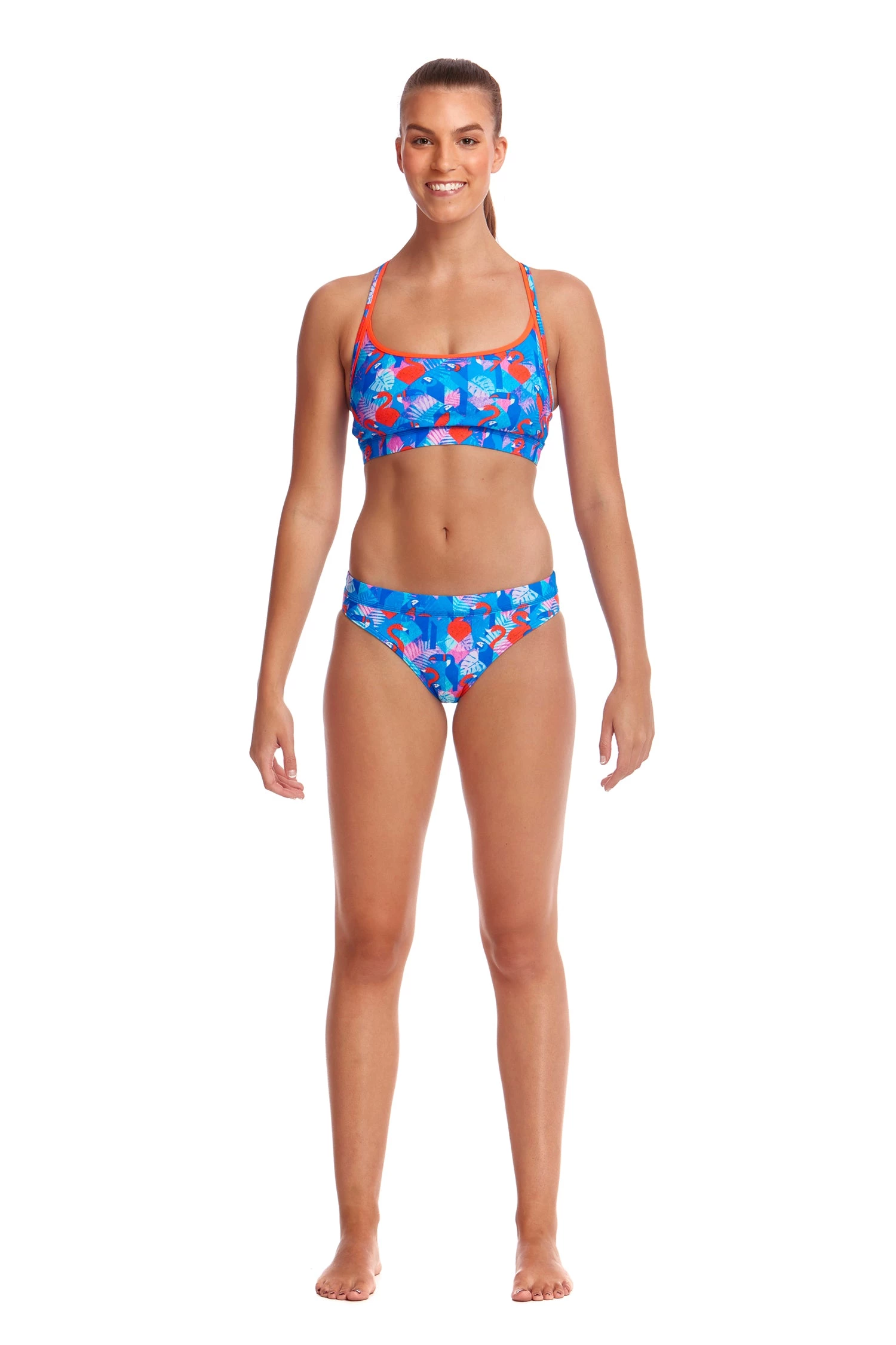 Funkita Women Swimwear FLAMING VEGAS | LADIES SPORTS BRIEF