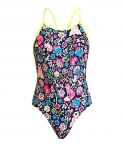 Funkita Birds And Bees | Girls Diamond Back One Piece Girls Swimwear