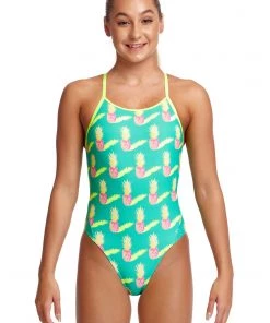 Funkita Juicy Jam | Girls Diamond Back One Piece Girls Swimwear