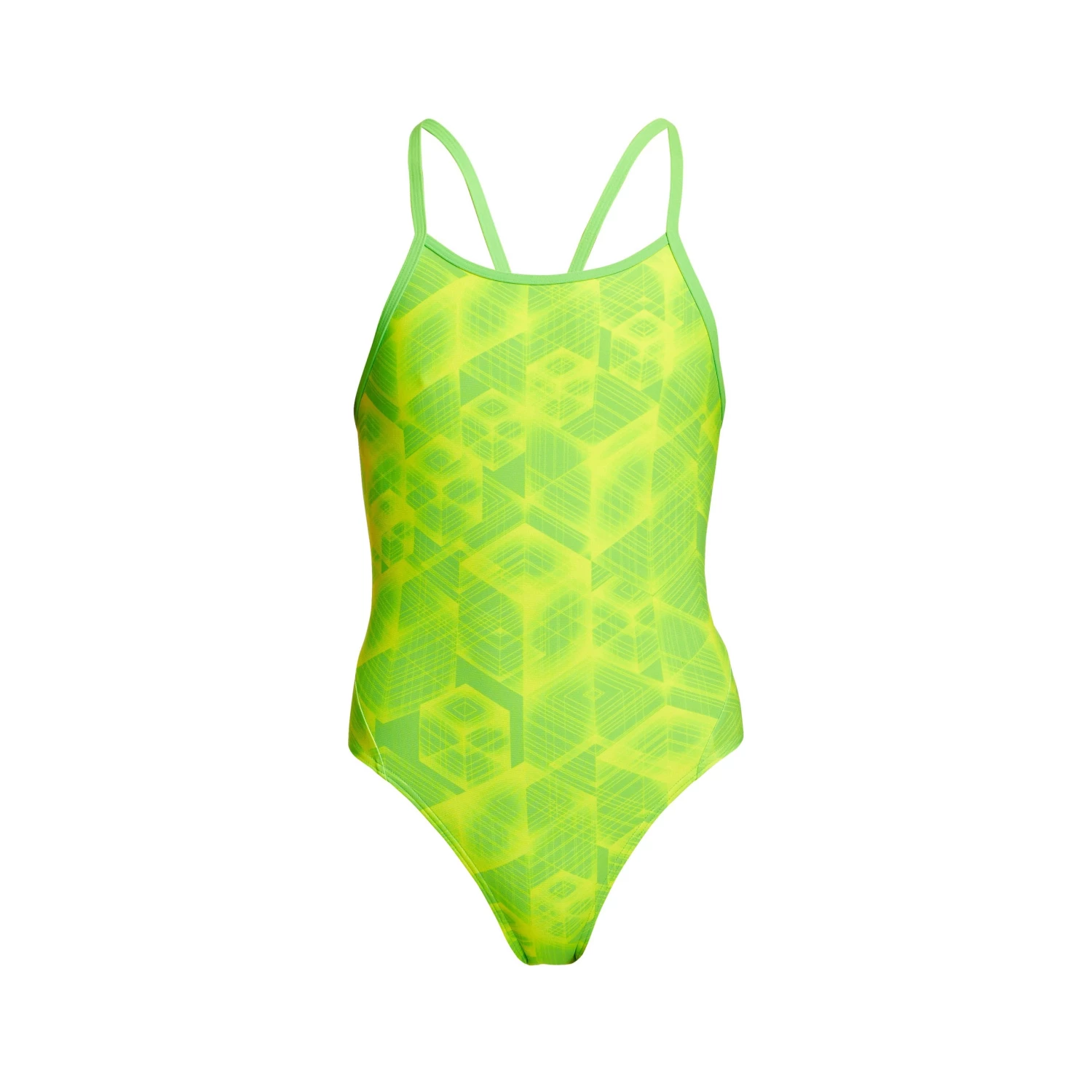 Funkita Neon Orbiter | Girls Diamond Back One Piece Girls Swimwear
