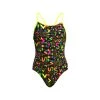Funkita Girls Swimwear NIGHT SWIM | GIRLS DIAMOND BACK ONE PIECE