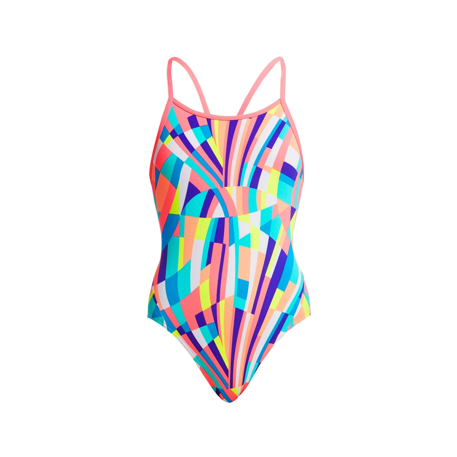 Funkita PASTEL PANEL | GIRLS DIAMOND BACK ONE PIECE Girls Swimwear