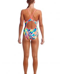 Funkita PASTEL PANEL | GIRLS DIAMOND BACK ONE PIECE Girls Swimwear