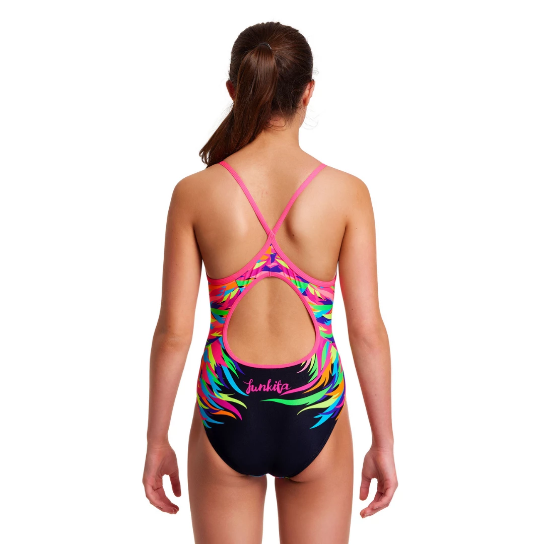 Funkita Girls Swimwear Pride Power | Girls Diamond Back One Piece