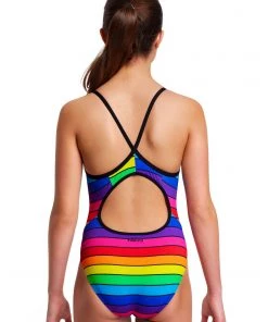 Funkita Rainbow Racer | Girls Diamond Back One Piece Girls Swimwear