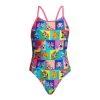 Funkita Rat Pack | Girls Diamond Back One Piece